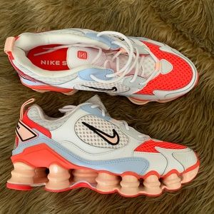 Nike Shox TL Nova White Laser Crimson